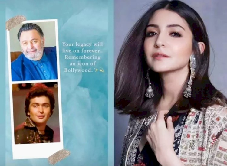 Virat Kohli's sweetheart Anushka Sharma, Missed Rishi Kapoor on his birth anniversary: Your Heritage Will Live On Till Eternity