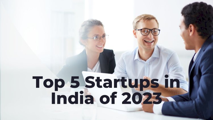 Top 5 Startups in India of 2023
