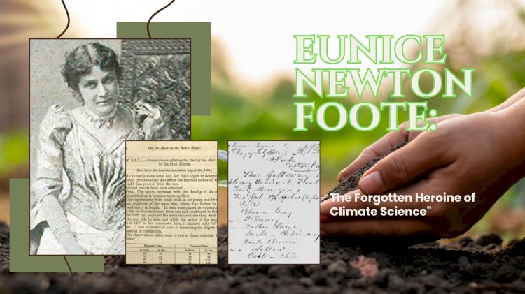 "Eunice Newton Foote: The Forgotten Heroine of Climate Science"